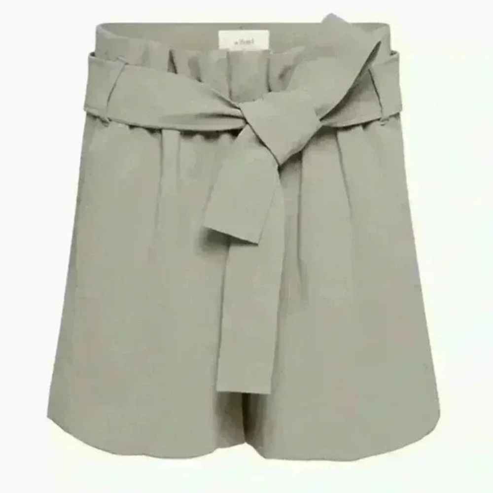 Wilfred shorts High Waist Paper Bag - green/teal